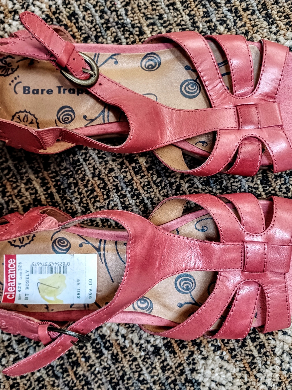 NWT BareTraps Women’s Leather Slingback Sandals